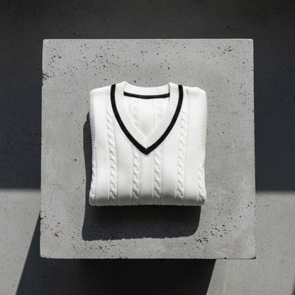 Cable Knit Cricket Sweater - Ivory - Lifestyle Inspiration