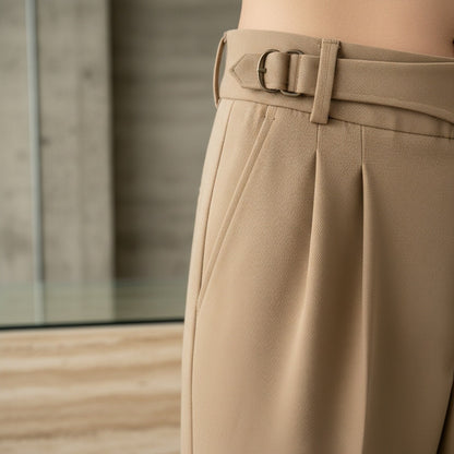 Camel Gurkha Trousers - Camel - Back View
