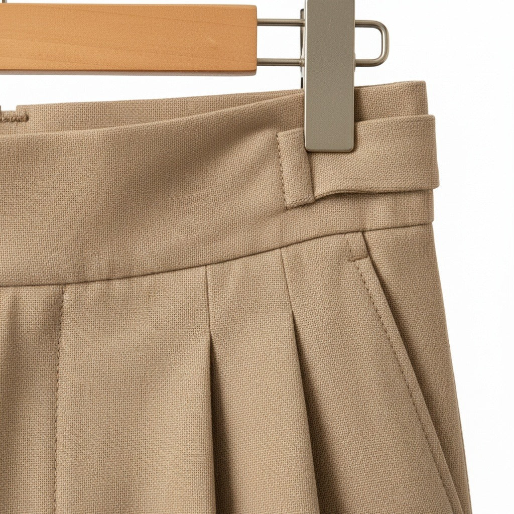 Camel Gurkha Trousers - Camel - Texture Close Up