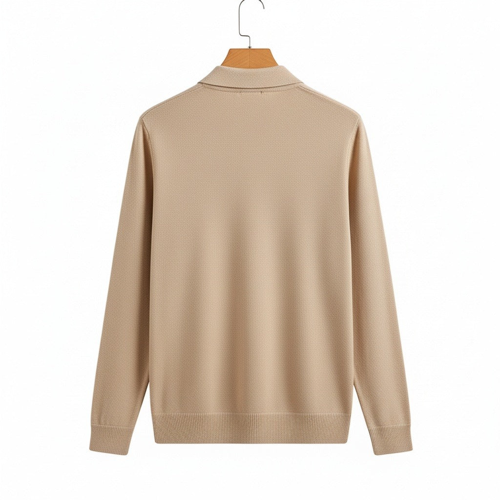 Camel Polo Shirt - Camel - Fabric Detail