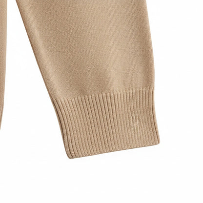 Camel Polo Shirt - Camel - Texture Close Up