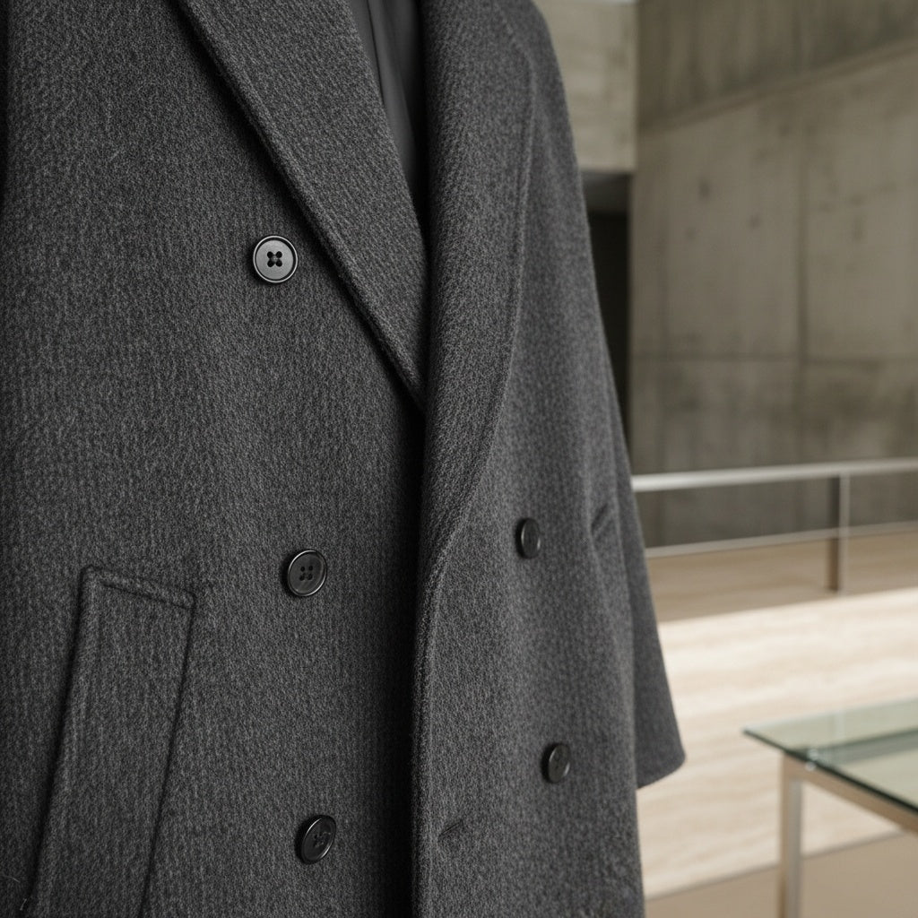 Cashmere Trench Coat Men's