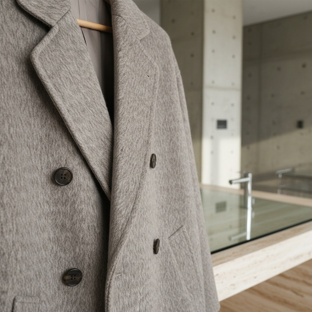 Cashmere Trench Coat Men's