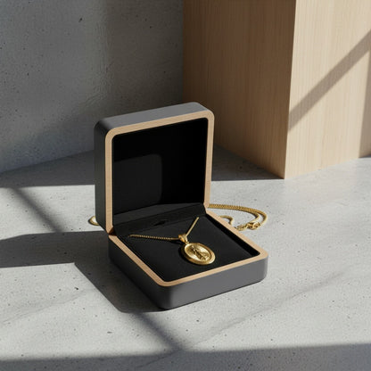 Catholic Virgin Mary Necklace - Gold - Lifestyle Inspiration