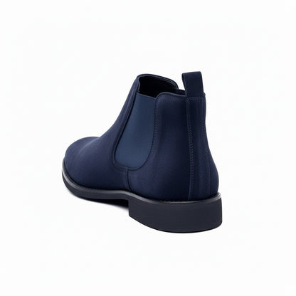 Chelsea Boots Men Navy - Navy - Fabric Detail