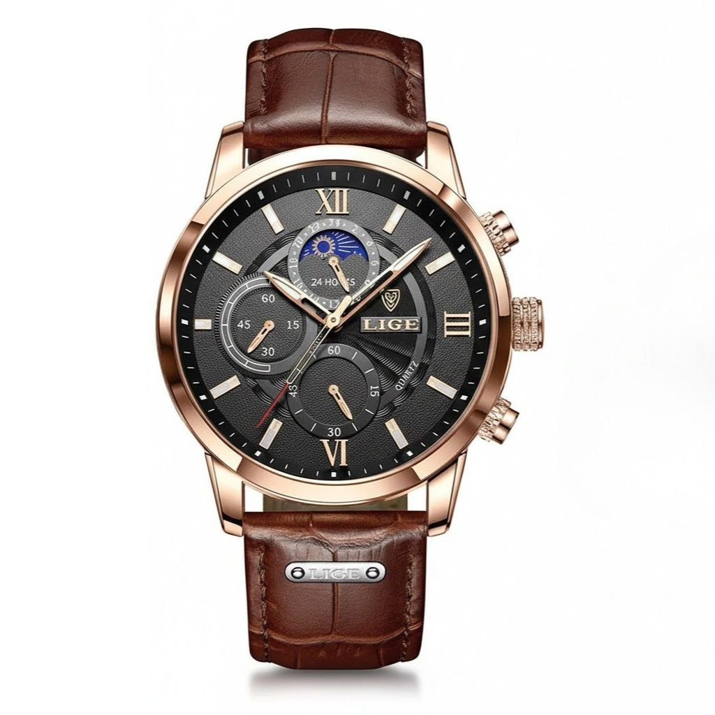 Cosmograph Watch - Walnut Brown - Front View