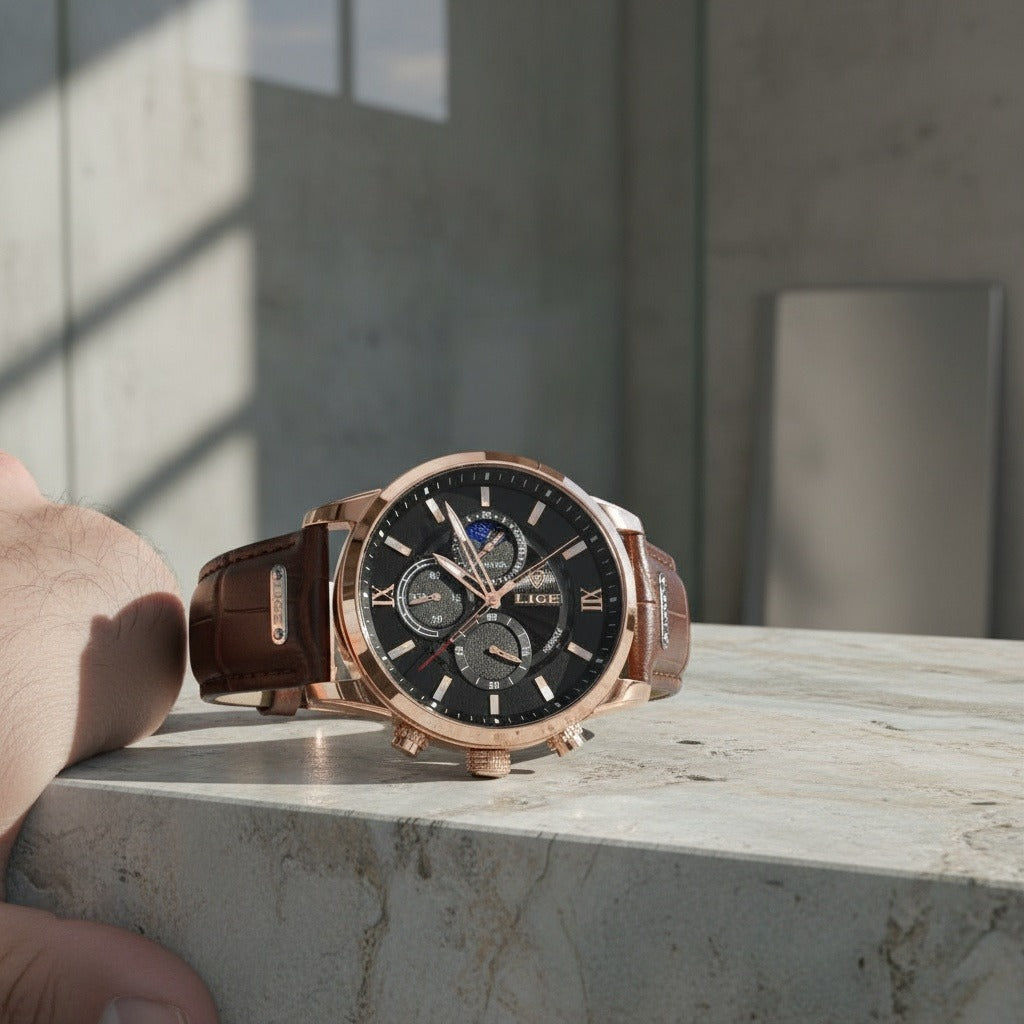 Cosmograph Watch - Walnut Brown - Back View