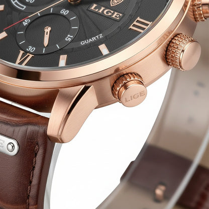 Cosmograph Watch - Walnut Brown - Texture Close Up