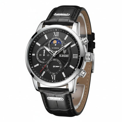 Cosmograph Watch - Obsidian Silver - Front View