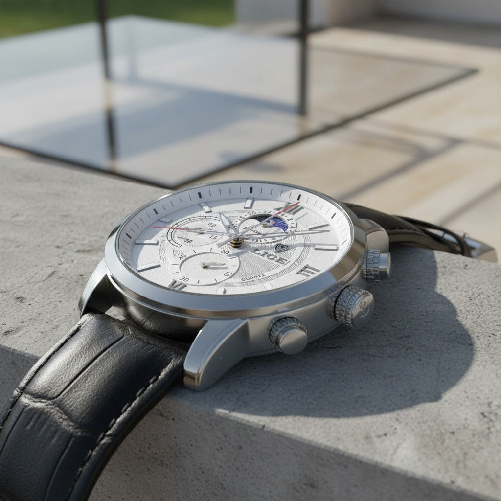 Cosmograph Watch - Sterling White - Back View