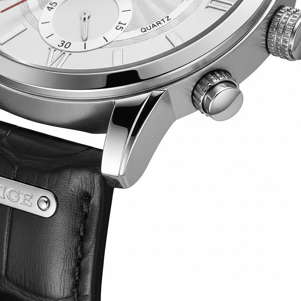 Cosmograph Watch - Sterling White - Texture Close Up