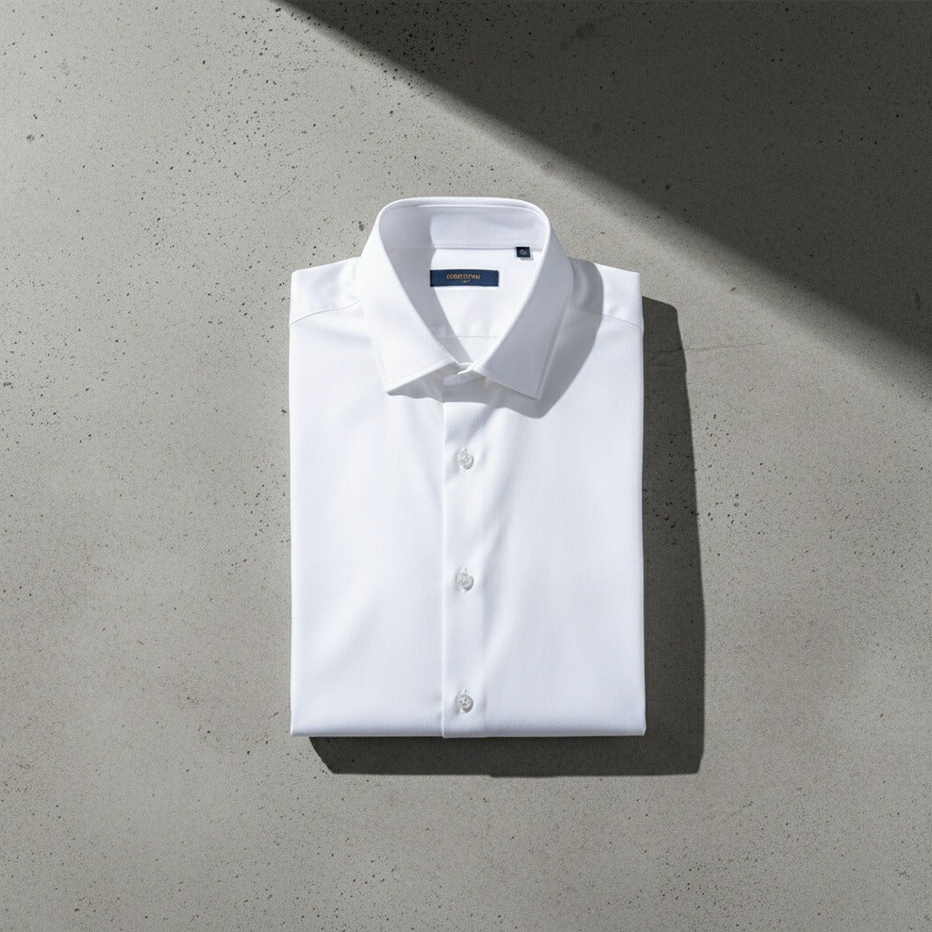 Cotton Shirt for Men Formal - Classic White - Lifestyle Inspiration