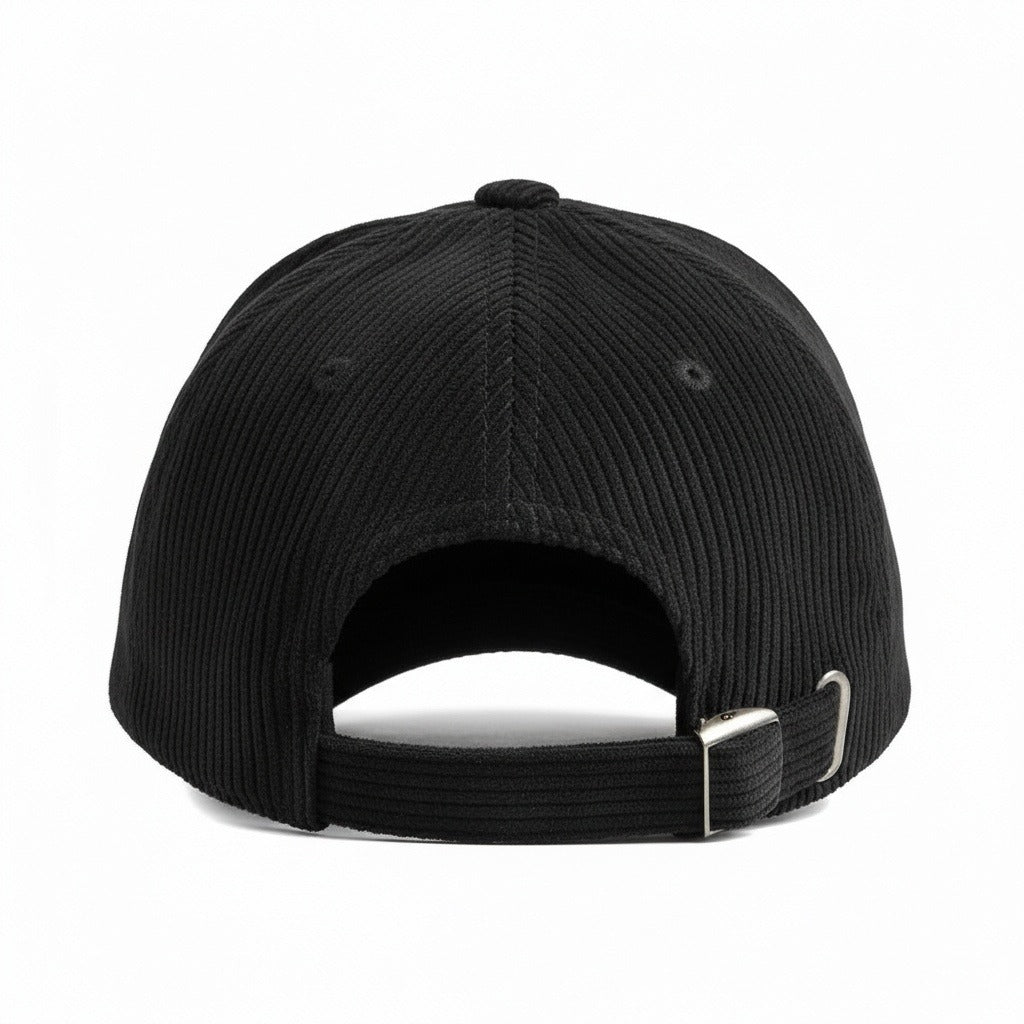 Country Club Cap - Black - Fabric Detail