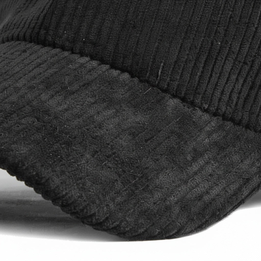 Country Club Cap - Black - Texture Close Up