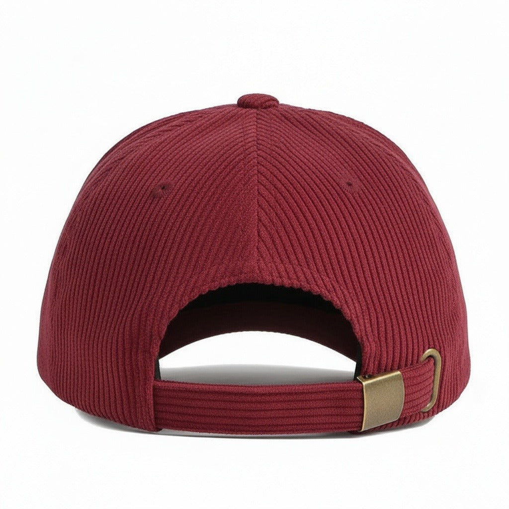 Country Club Cap - Burgundy - Fabric Detail