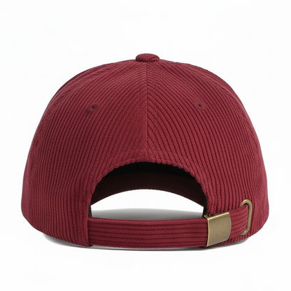Country Club Cap - Burgundy - Fabric Detail