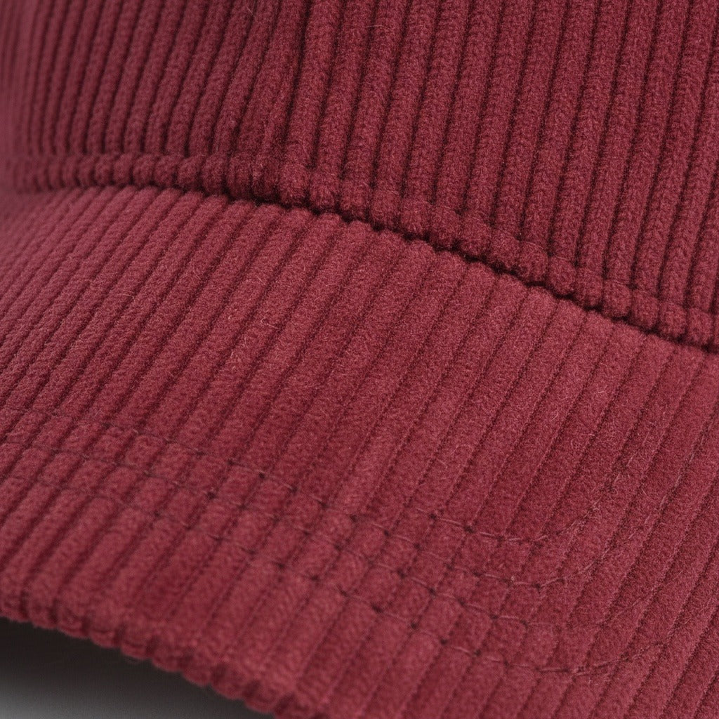 Country Club Cap - Burgundy - Texture Close Up