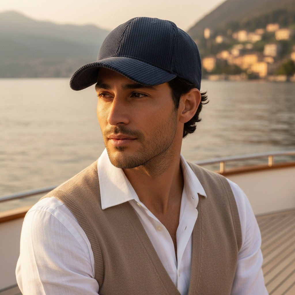 Country Club Cap - Slate - Angled Shot