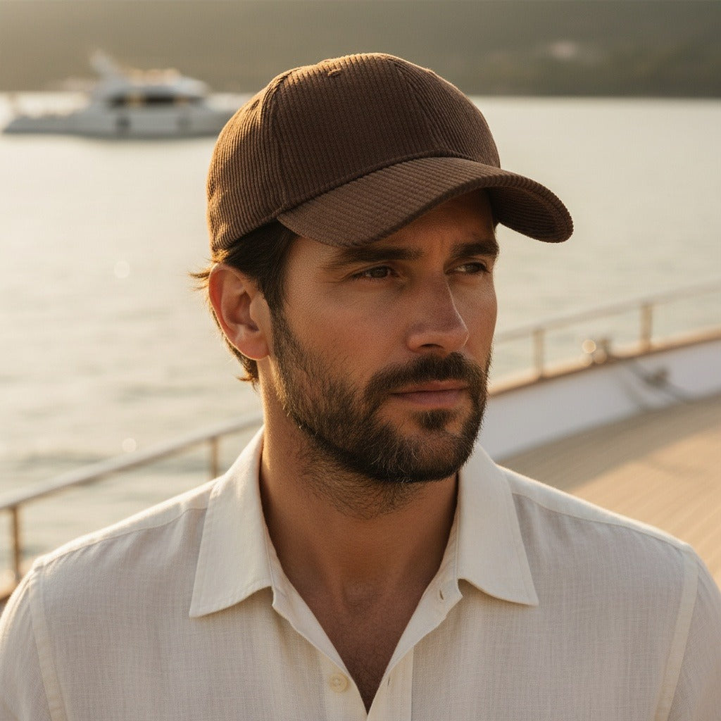 Country Club Cap - Espresso - Angled Shot