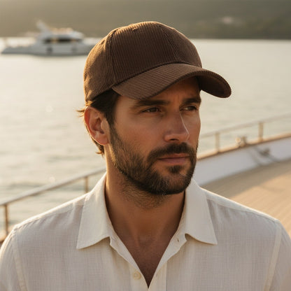 Country Club Cap - Espresso - Angled Shot