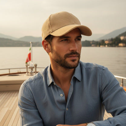 Country Club Cap - Sand - Angled Shot