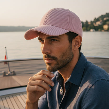 Country Club Cap - Dusty Rose - Angled Shot