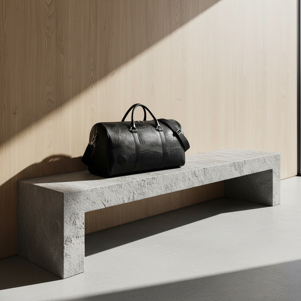 Crocodile Travel Bag - Black - Lifestyle Inspiration