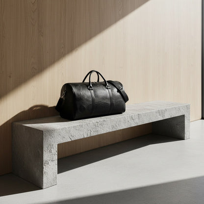 Crocodile Travel Bag - Black - Lifestyle Inspiration