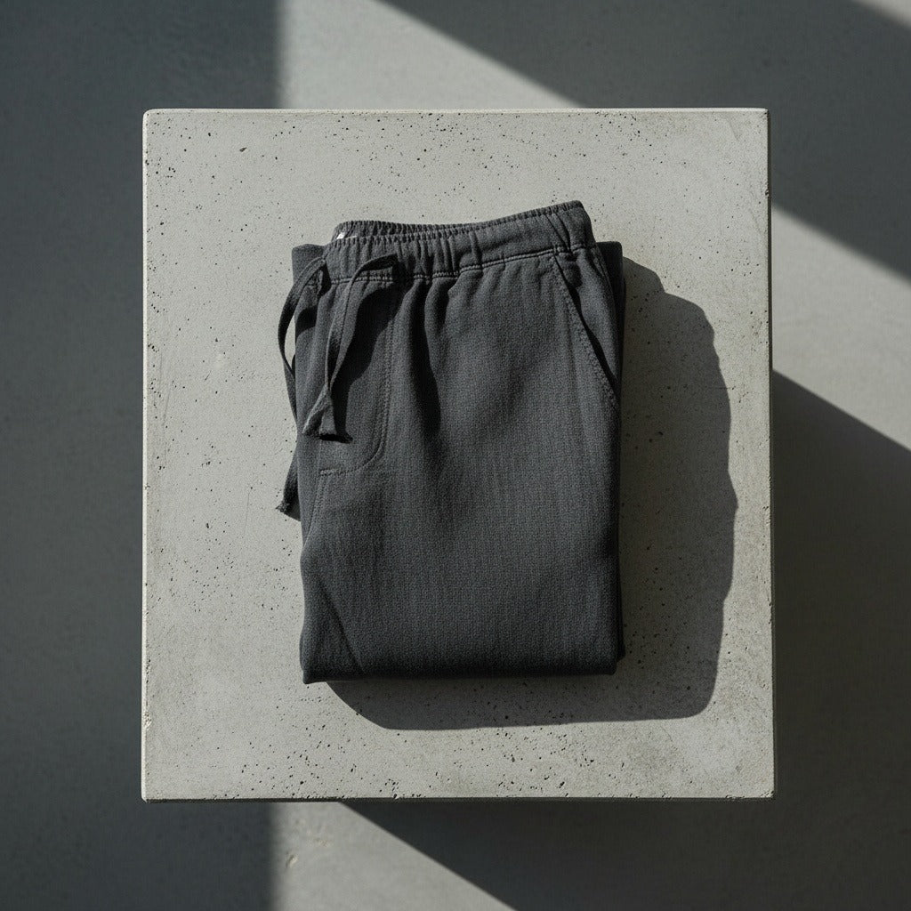 Dark Grey Linen Trousers Men - Charcoal Gray - Lifestyle Inspiration