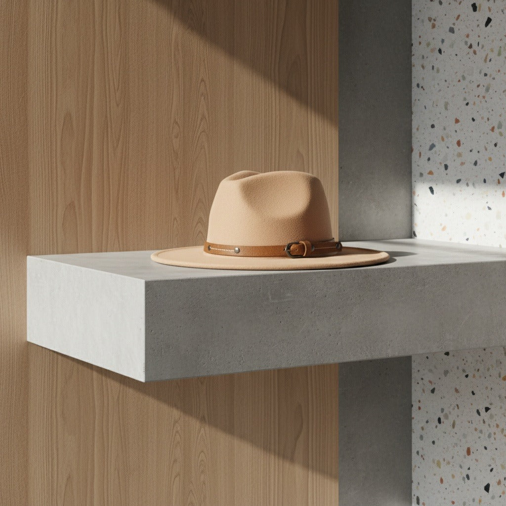 Fedora Hat Men - Camel - Lifestyle Inspiration