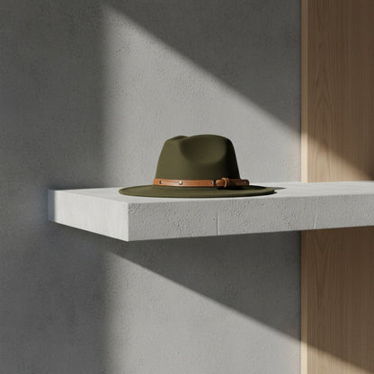 Fedora Hat Men - Forest Green - Lifestyle Inspiration