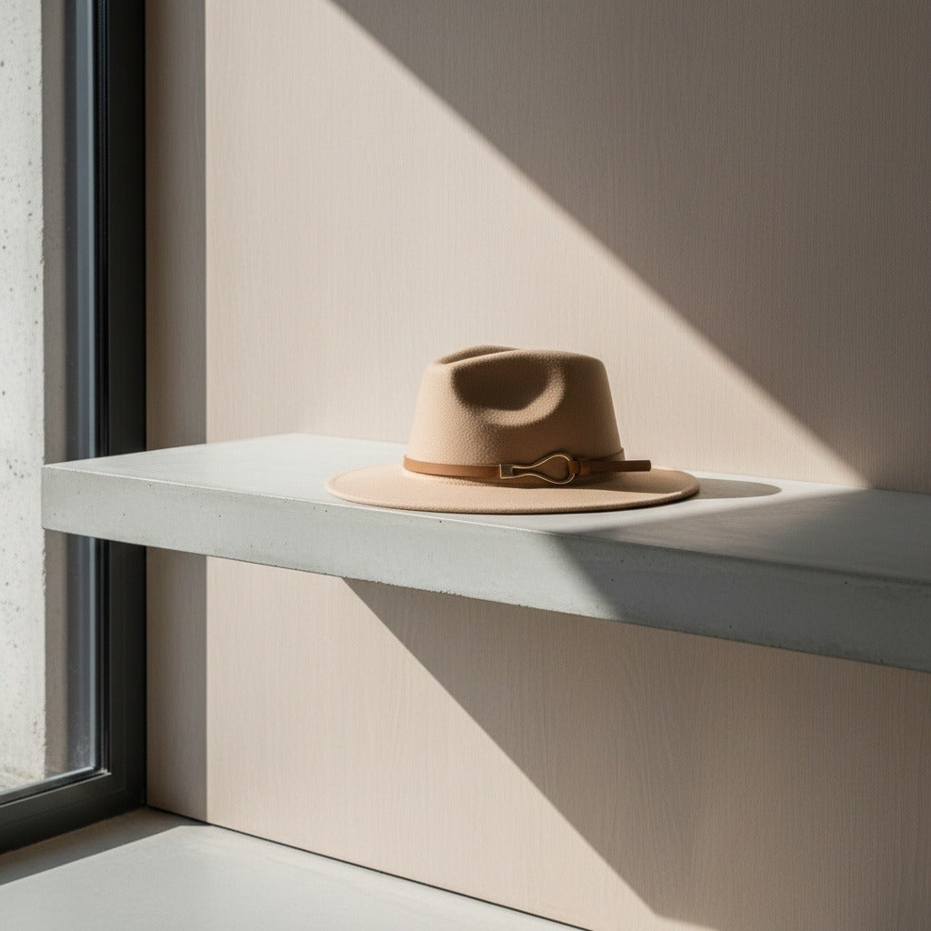 Fedora Hat Men - Sand - Lifestyle Inspiration