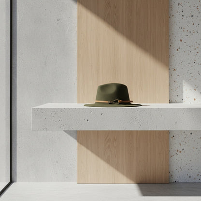 Fedora Hat Men - Olive - Lifestyle Inspiration