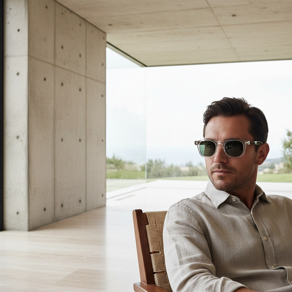 Gatsby Sunglasses - Crystal Honey - Side Profile