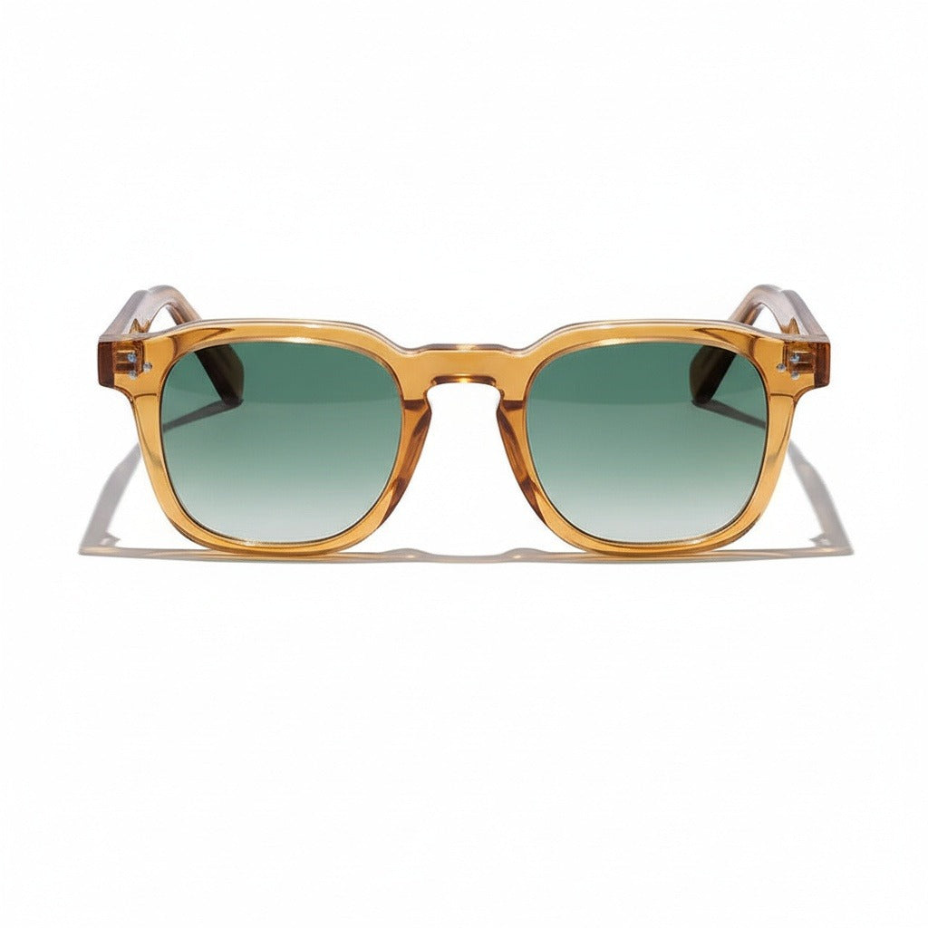 Gatsby Sunglasses - Honey Amber - Front View
