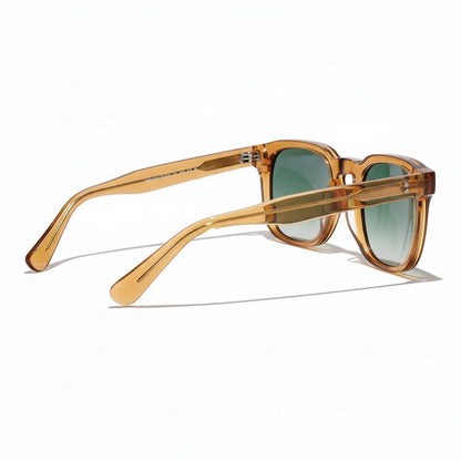 Gatsby Sunglasses - Honey Amber - Fabric Detail