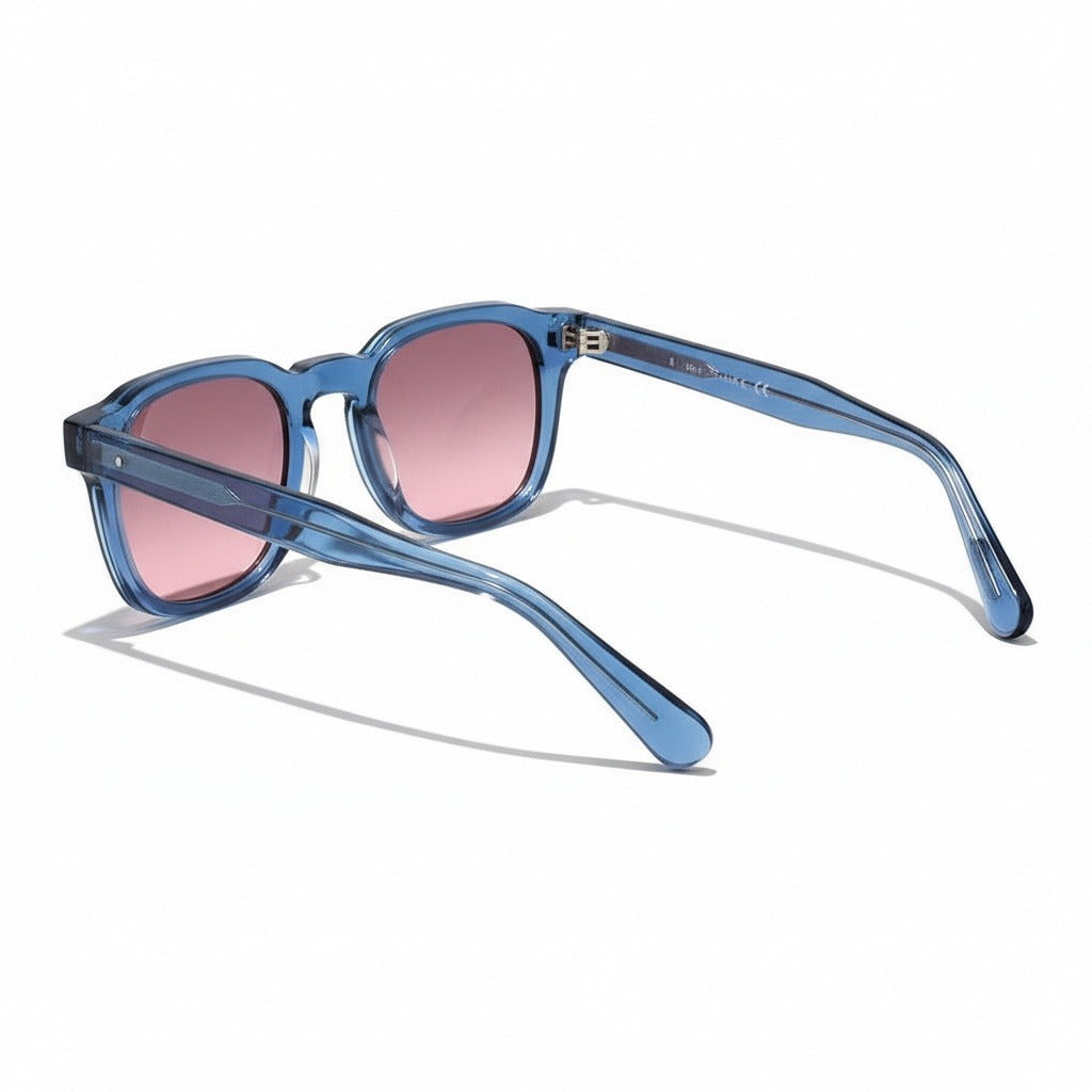 Gatsby Sunglasses - Denim Blue - Fabric Detail