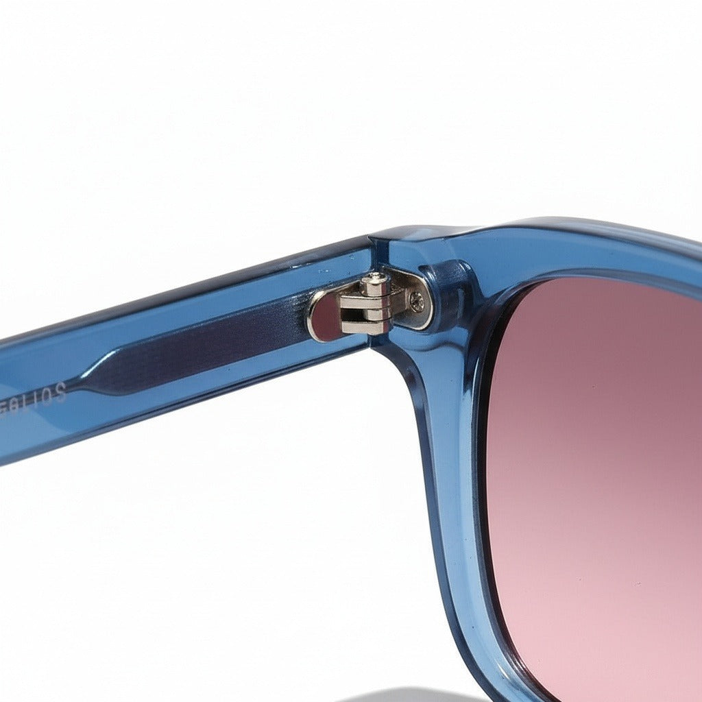 Gatsby Sunglasses - Denim Blue - Texture Close Up