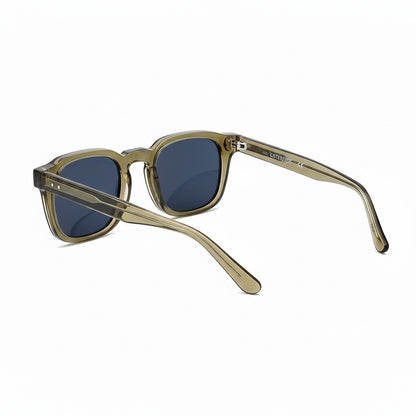 Gatsby Sunglasses - Moss Green - Fabric Detail
