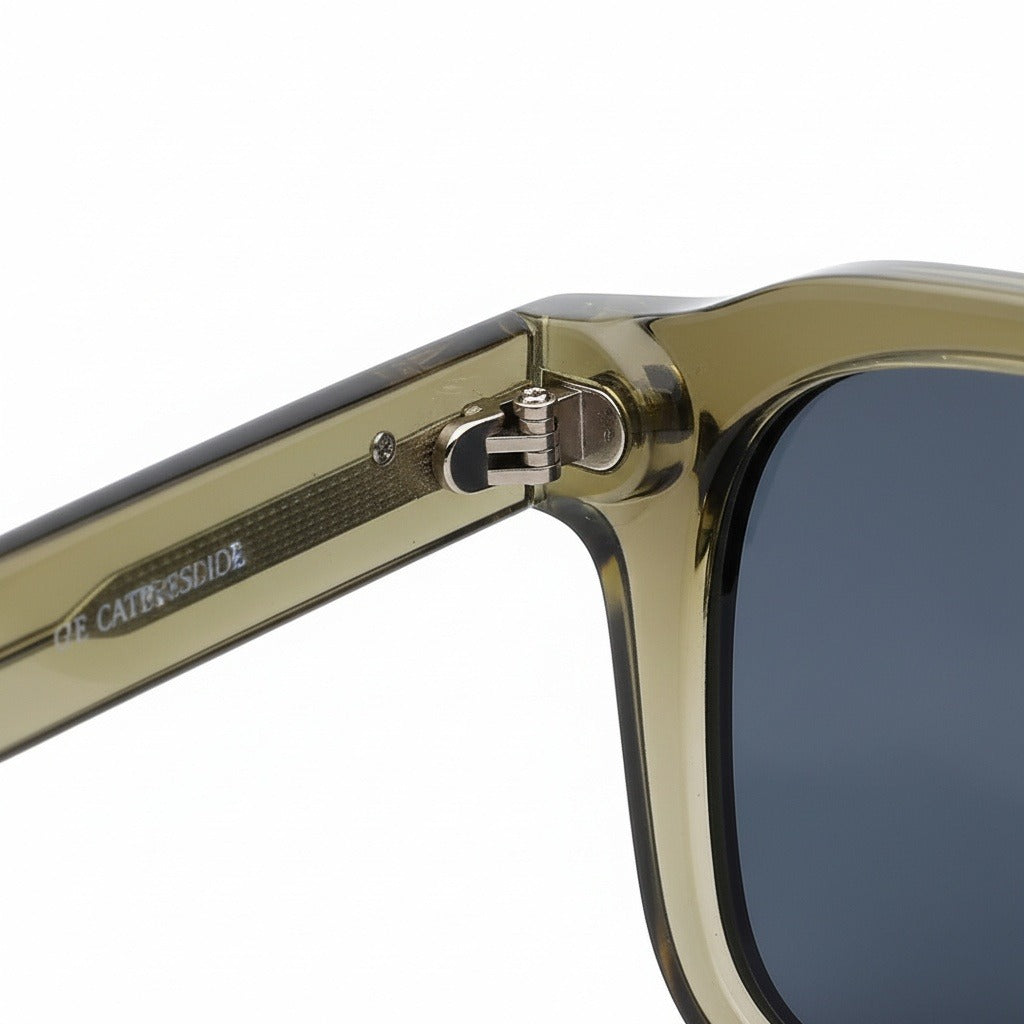 Gatsby Sunglasses - Moss Green - Texture Close Up