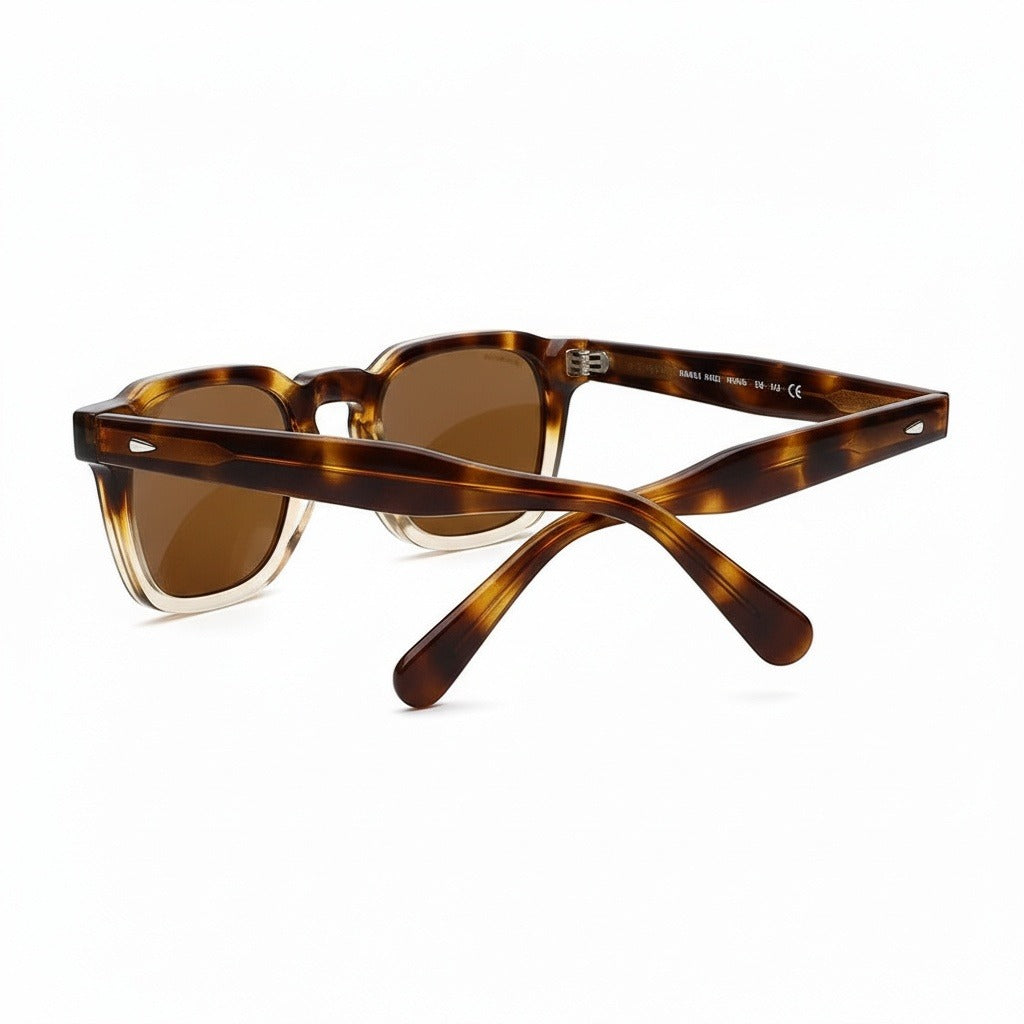 Gatsby Sunglasses - Amber Fade - Fabric Detail