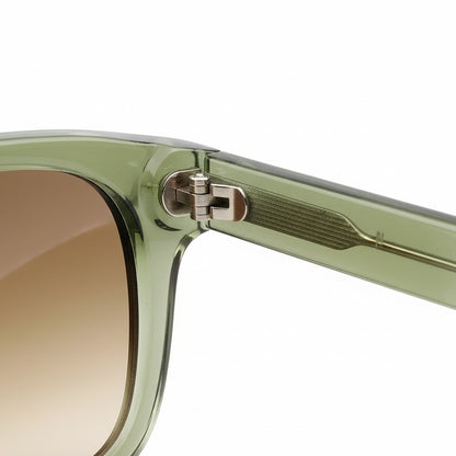 Gatsby Sunglasses - Olive Mist - Texture Close Up
