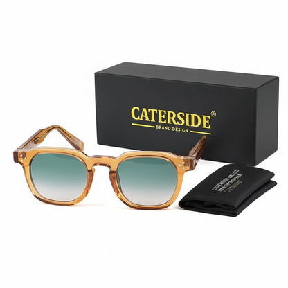 Gatsby Sunglasses - Golden Caramel - Front View