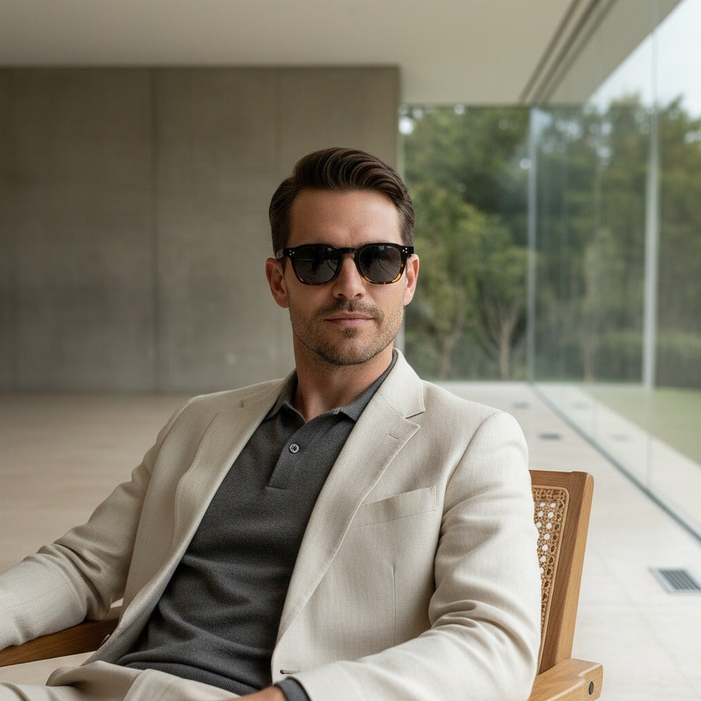 Gatsby Sunglasses - Tortoise - Side Profile