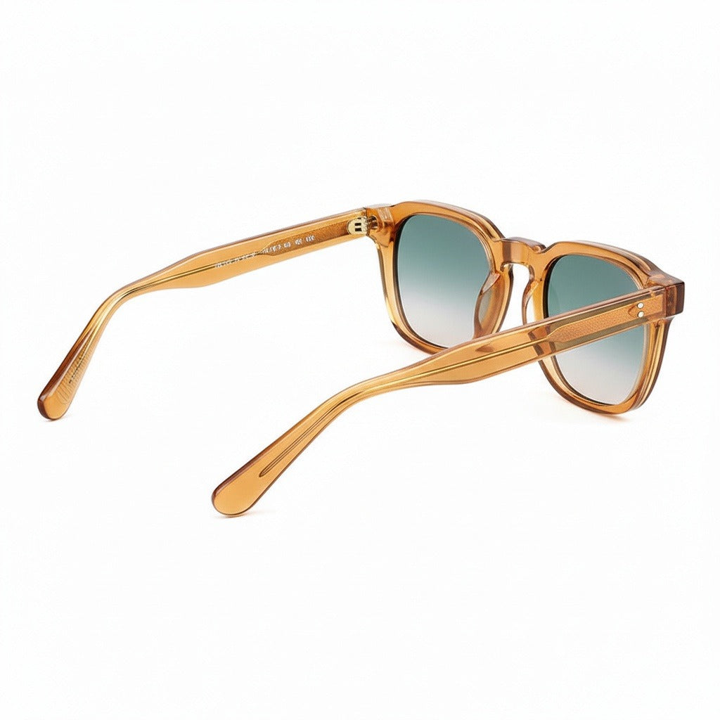 Gatsby Sunglasses - Golden Caramel - Fabric Detail