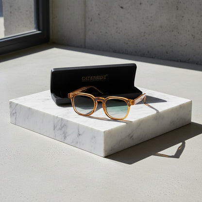 Gatsby Sunglasses - Golden Caramel - Lifestyle Inspiration