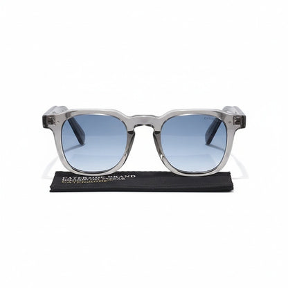 Gatsby Sunglasses - Smoky Blue - Front View
