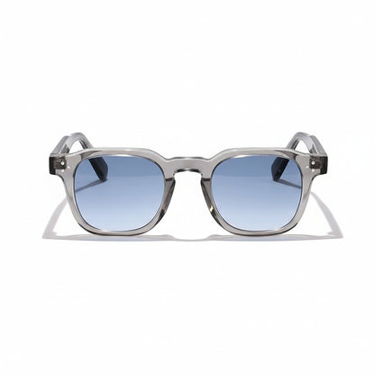 Gatsby Sunglasses - Pewter Blue - Front View
