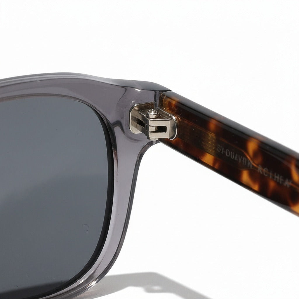 Gatsby Sunglasses - Graphite Gray - Texture Close Up
