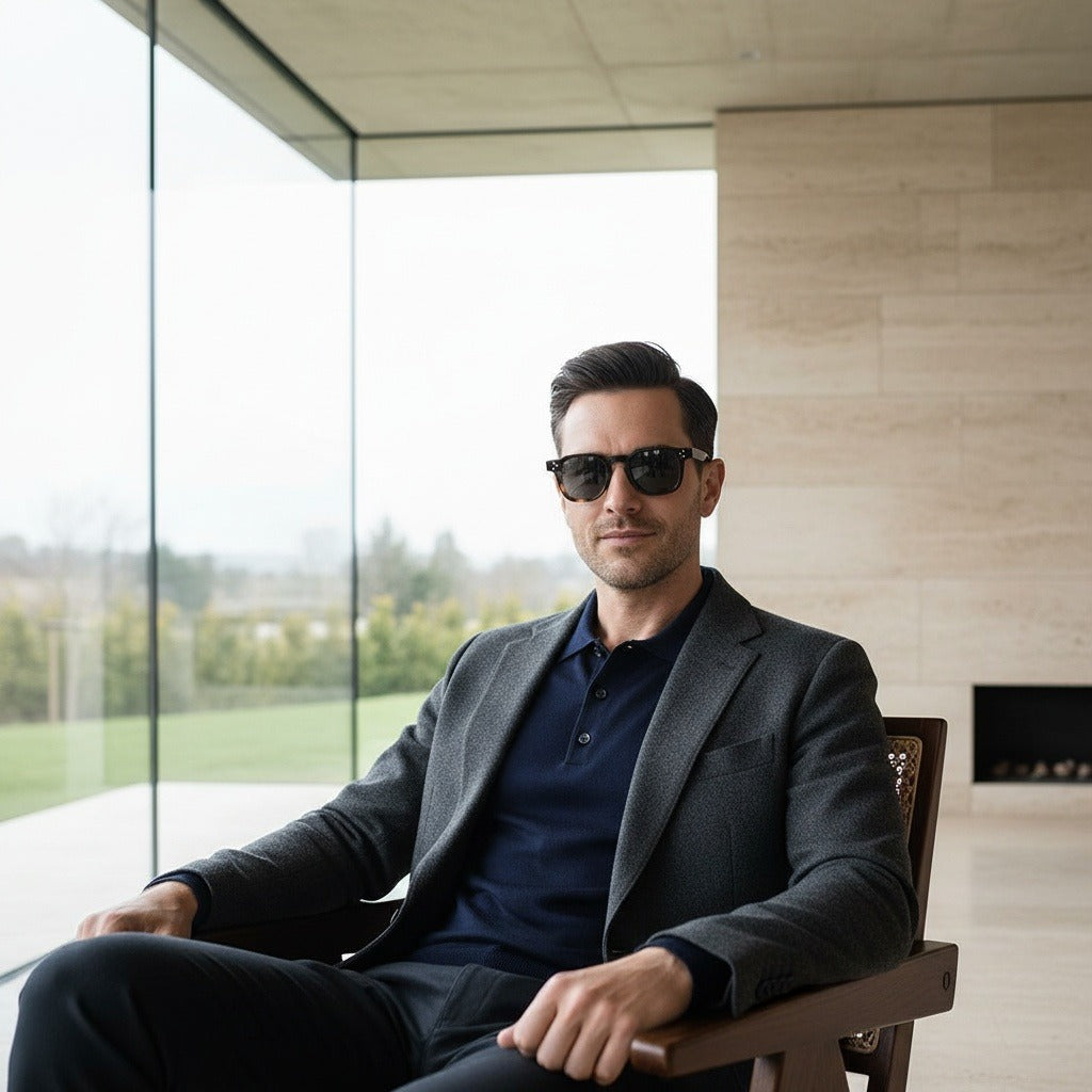 Gatsby Sunglasses - Havana Brown - Side Profile